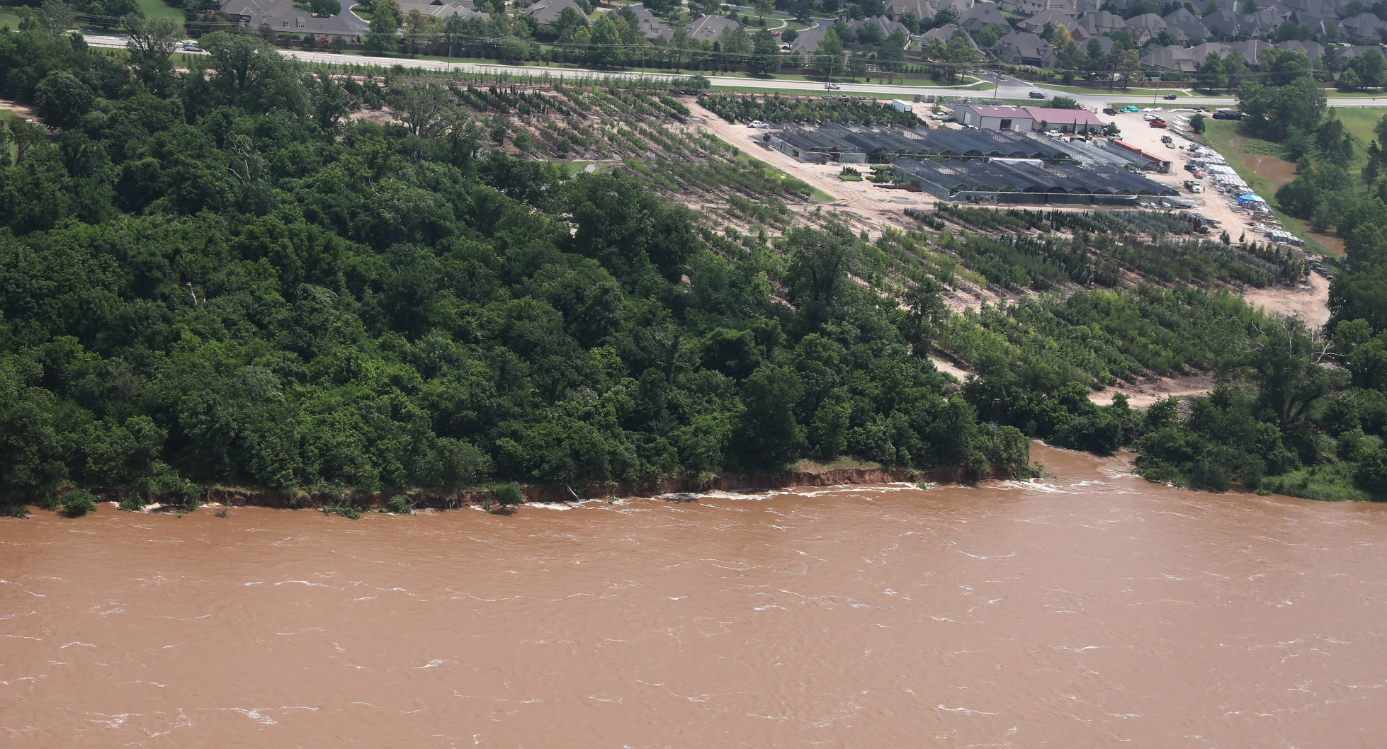 Flooding Aerial
